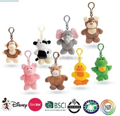 Stuffed Animal Toy Keychain/plush Mini Keychain Toy/plush Animals ...