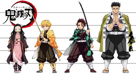 Demon Slayer Characters Height And Weight - Design Talk