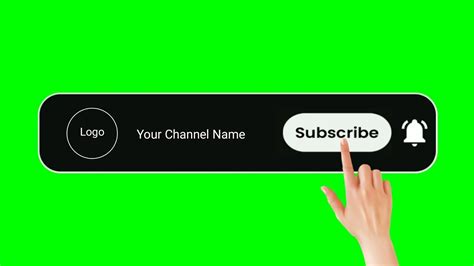 Subscribe Button Green Screen | Green Screen subscribe button ...