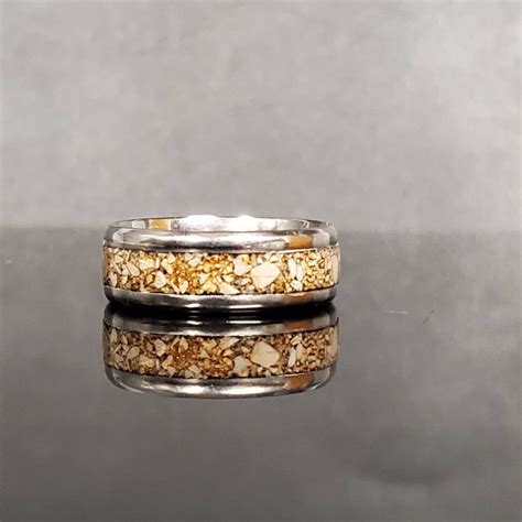 Cremation Jewelry Ring Ashes Only Free Engraving - Etsy | Cremation ...