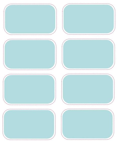 Label Template Free Printable