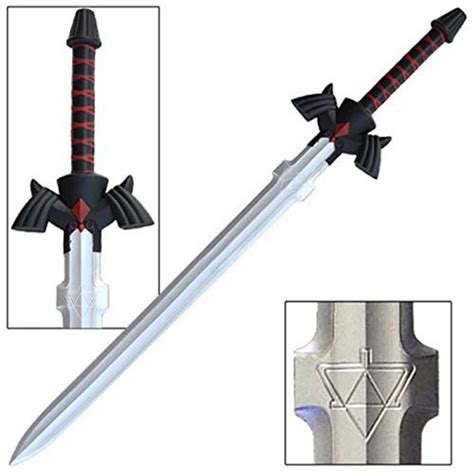 Foam Master Sword Dark Link Legend of Zelda Cosplay Replica Black