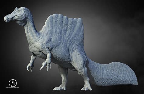 Spinosaurus 2023 Sculpt (3Dprint) by robertfabiani on DeviantArt