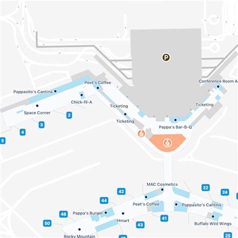 Houston Hobby Airport Map: Guide to HOU's Terminals - iFLY