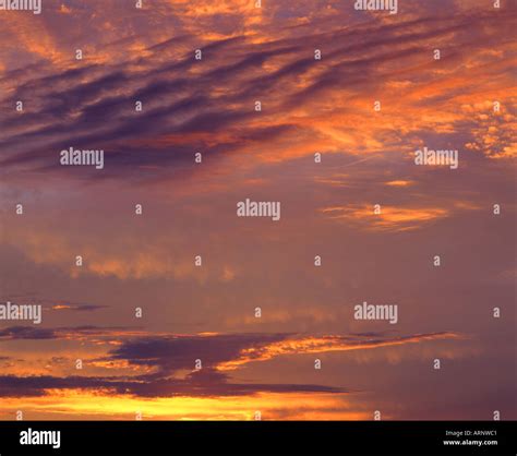 NATURE SKY SUNSET Stock Photo - Alamy