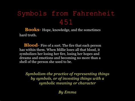 Symbols From Fahrenheit 451