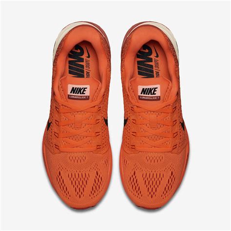 Nike Womens LunarGlide 7 Running Shoes - Orange - Tennisnuts.com