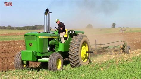 JOHN DEERE 6030 Tractor Plowing - YouTube