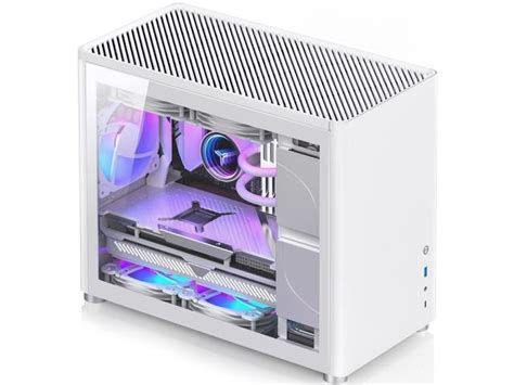 JONSBO D30 WHITE Mini Micro ATX Tower Computer Case, Aluminum/Steel ...