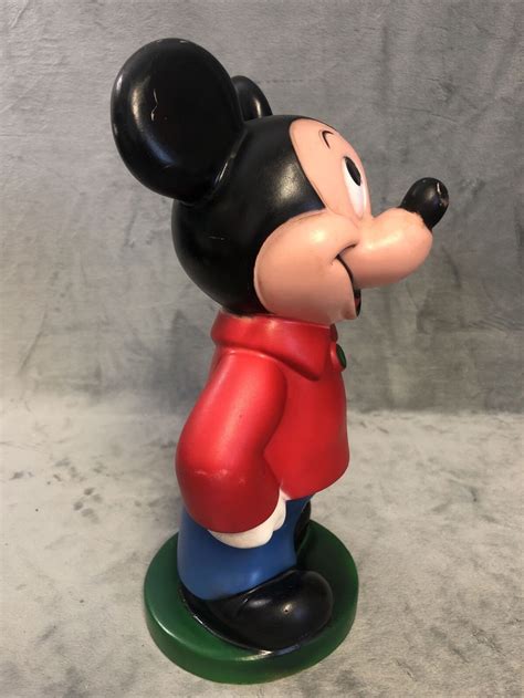 Vintage Mickey Mouse Piggy Bank 11 Inches Tall Hard Plastic - Etsy