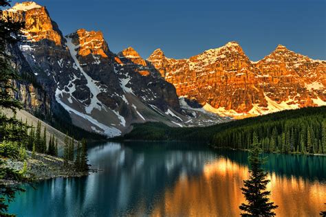 Moraine Lake - Moraine Lake sunrise, Banff National Park | Lake ...