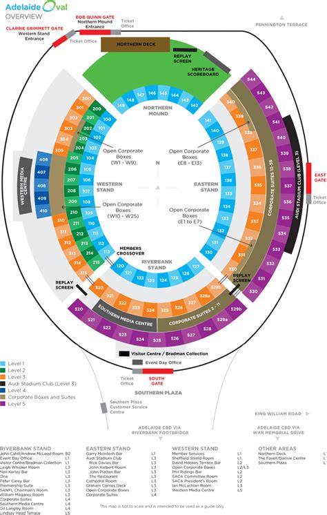 Adelaide Oval Seating Map – Map Of The World