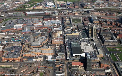 Middlesbrough town centre aerial photograph | aerial photographs of ...