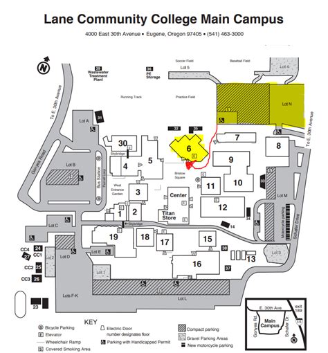 LCC Campus Map