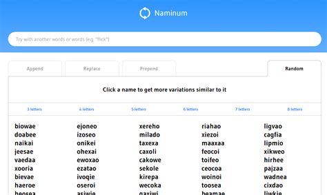 The Best Business Name Generator: Naminum