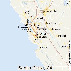 Santa Clara Ca Map | Map Of Zip Codes