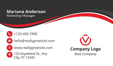 Visiting Card Design With Logo