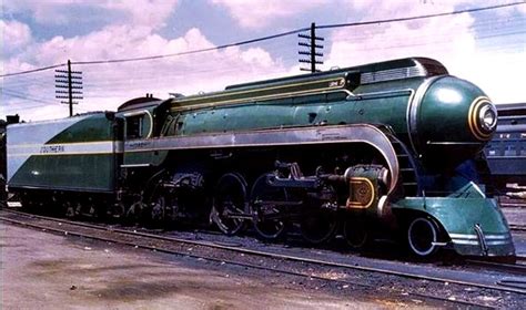 The 4-6-2 PACIFIC. Steam-Locomotive ''The Tennessean'' at Lynchburg ...