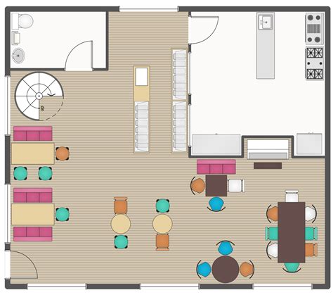 #Fast #Food #Restaurant #Floor #Plan | Restaurant floor plan ...