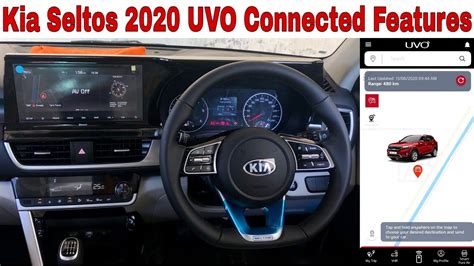 Kia Seltos 2020 UVO Connected Features | UVO App | Infotainment System ...