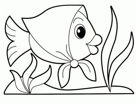 Easy Animal Coloring Pages For Kids - Coloring Home