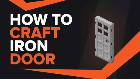 How To Make Iron Door In Minecraft | TheGlobalGaming