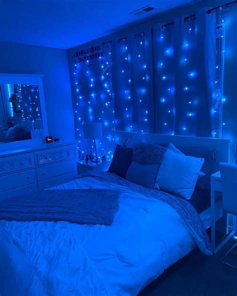 Blue Purple Blue Aesthetic Bedroom Ideas - Juvxxi