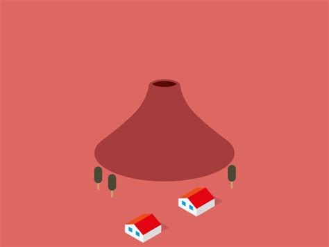 Volcano {gif} by Shinsuke Matsumoto on Dribbble