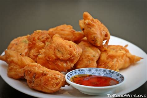 To Food with Love: Cucur Udang (Prawn Fritters)