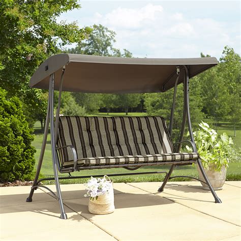 Garden Oasis 3-Seat Swing with Canopy