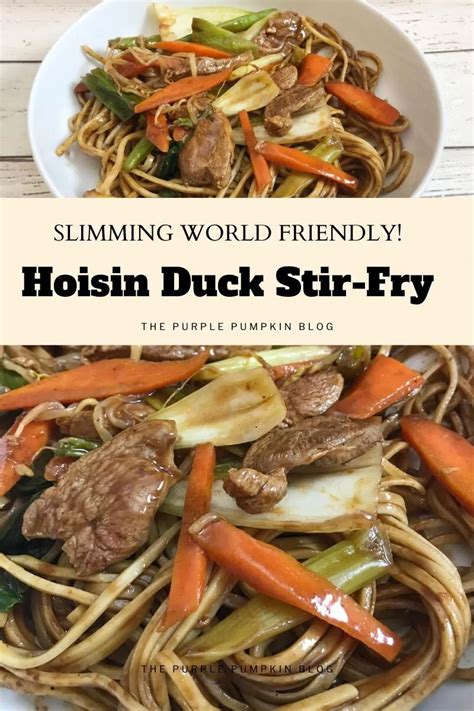 Hoisin Duck Stir-Fry with Vegetables & Noodles - Slimming World Friendly