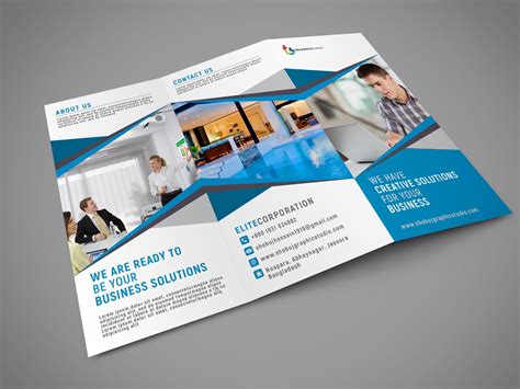 Photoshop Tri Fold Brochure Template Free