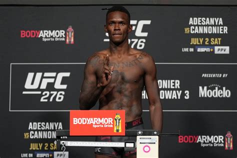 UFC 276 weigh-in results: Israel Adesanya, Alexander Volkanovski ...