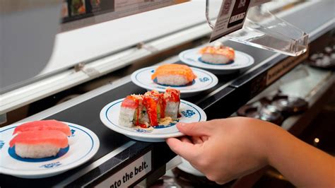 Kura Revolving Sushi Bar serves via conveyer belt and robot | Kansas ...