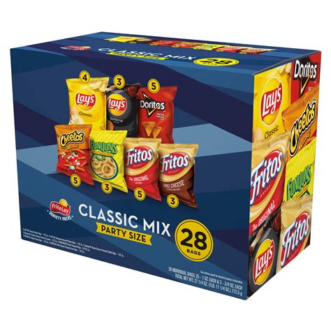 Frito Lay Party Mix Snack Variety Pack, 27.25 Oz., 28 Count, Frito-Lay ...