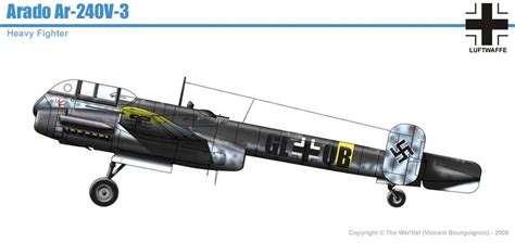 Arado Ar-240 V-3 Aircraft Photos, Wwii Aircraft, Fighter Aircraft ...