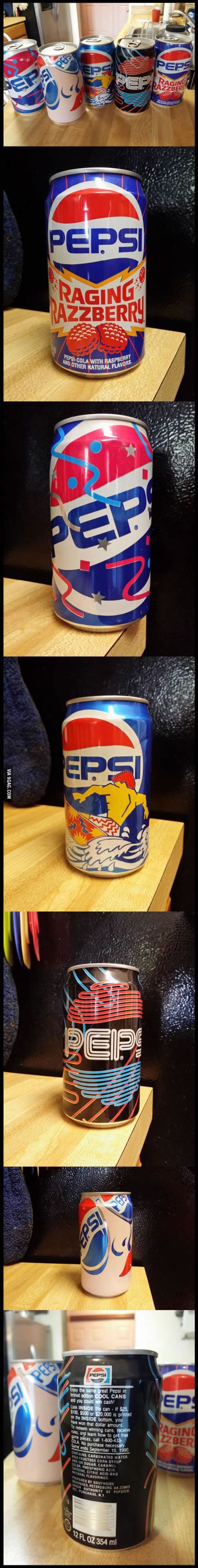 25 year-old unopened Pepsi cans... 90's style | Pepsi, Pepsi cola, 90s ...