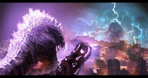 Shin Godzilla Vs Godzilla Earth (Godzilla Earth used to be his size ...