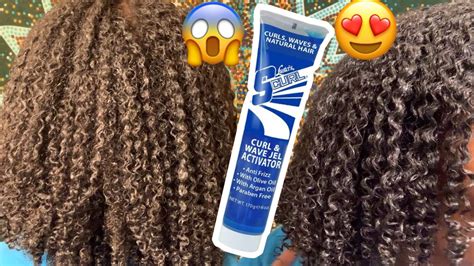 I TRIED LUSTER’S JHERI CURL ACTIVATOR ON MY NATURAL HAIR & THIS ...