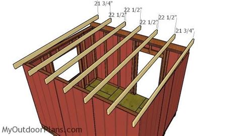 10×12 Flat Shed Roof Plans in 2020 (With images) | Diy shed, Barn style ...