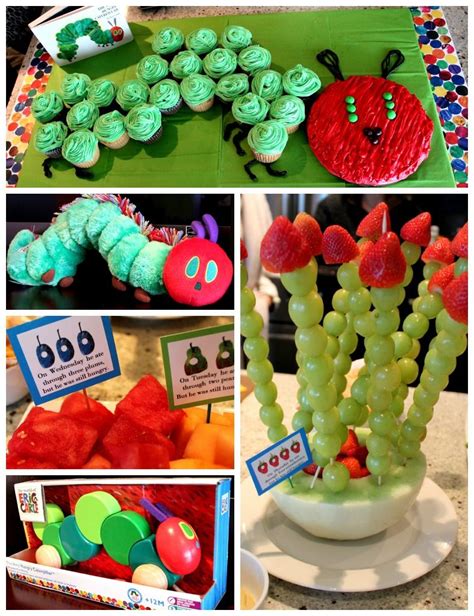 Lots of Very Hungry Caterpillar party ideas (great for birthday, baby ...