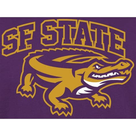 San Francisco State Gators Alternate Logo T-Shirt - Purple - Fanatics.com