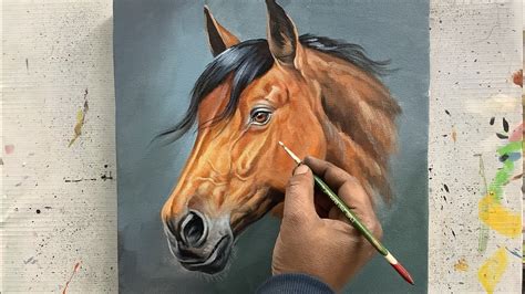 Acrylic Horse Paintings