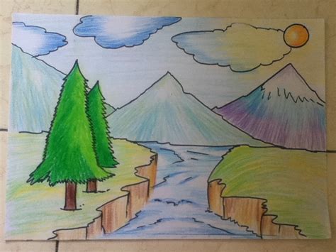 17+ Landscapes To Draw PNG