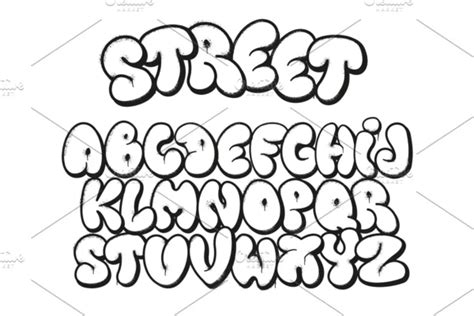 20+ Graffiti Bubble Letter Fonts for Dope Projects