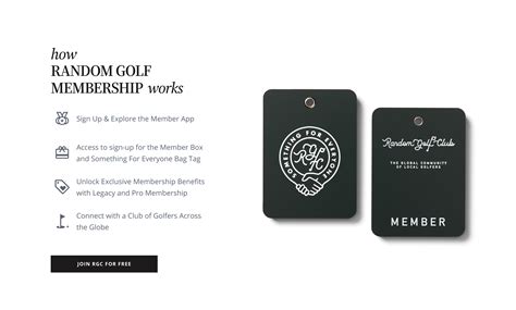 Become a Member of Random Golf Club