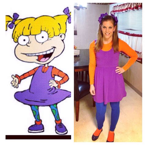 Angelica Pickles Costume -- Rugrats | Rugrats costume, Halloween ...