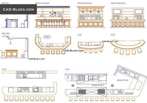 Bar Furniture Blocks Stools Tables Equipment In