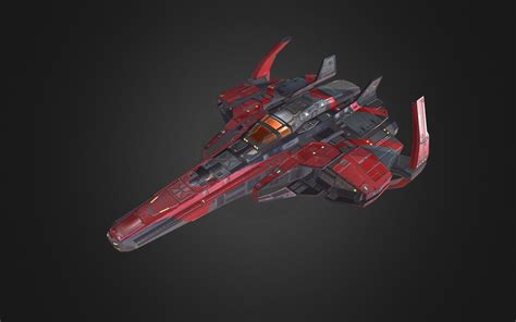 Spaceship Fighter | 3D Car & Vehicle Models ~ Creative Market