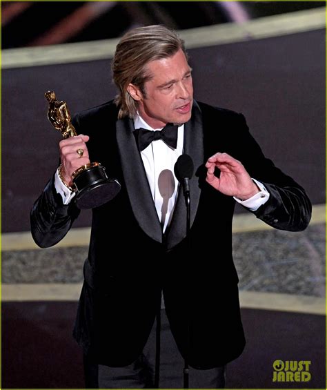 Brad Pitt's Oscars 2020 Date Revealed (And It's Not His Mom!): Photo ...